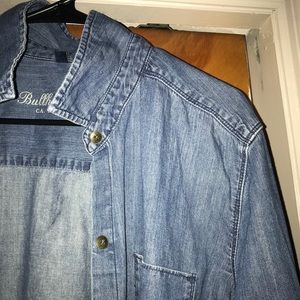 Denim button up